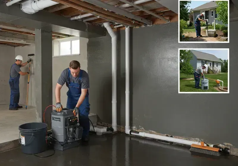 Basement Waterproofing and Flood Prevention process in De Forest, WI